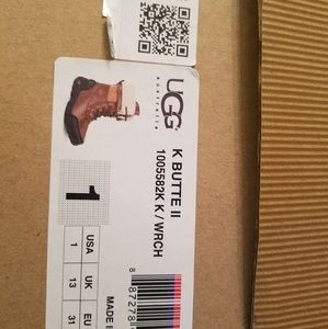 Brown Ugg Kids Snow Boots